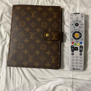 Louis Vuitton Monogram GM large 6-ring agenda note book plus box:dust cloth